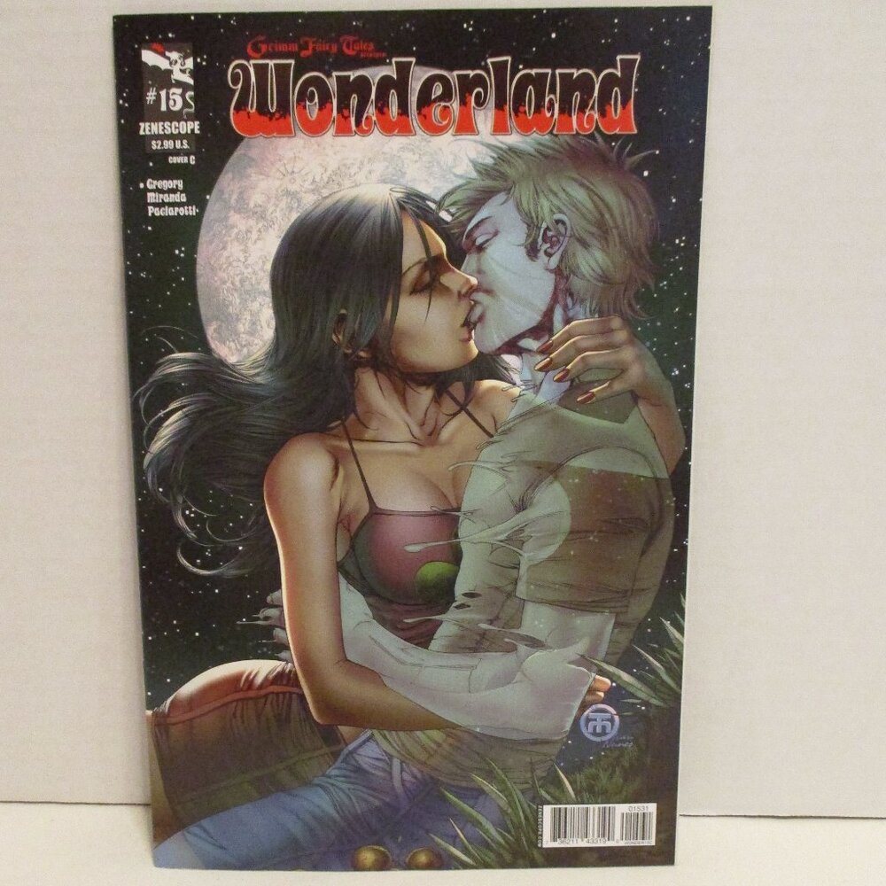 Grimm Fairytales Wonderland #15 Variant C Cover Black White Red Comic Book